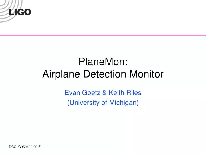 planemon airplane detection monitor