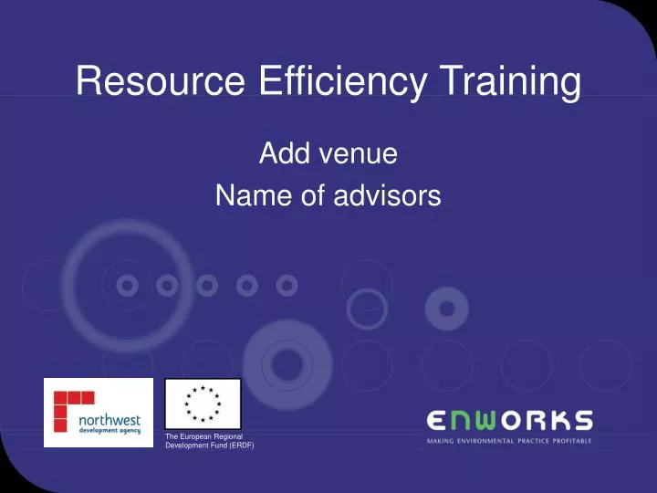 resource efficiency training