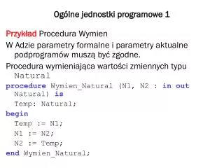 og lne jednostki programowe 1