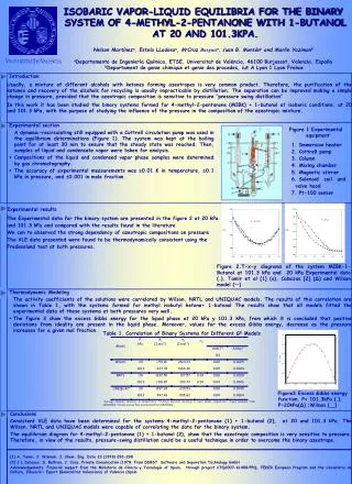 Table 1. Correlation of Binary Systems for Different G E Models