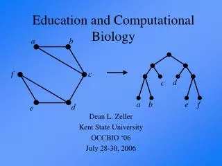 Education and Computational Biology