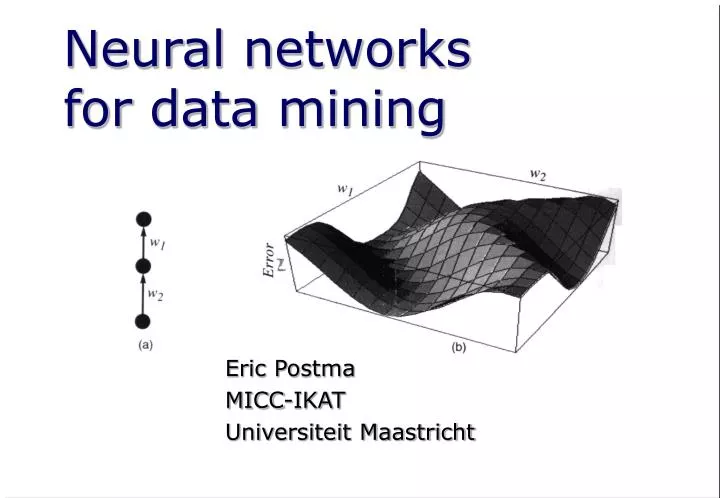 neural networks for data mining