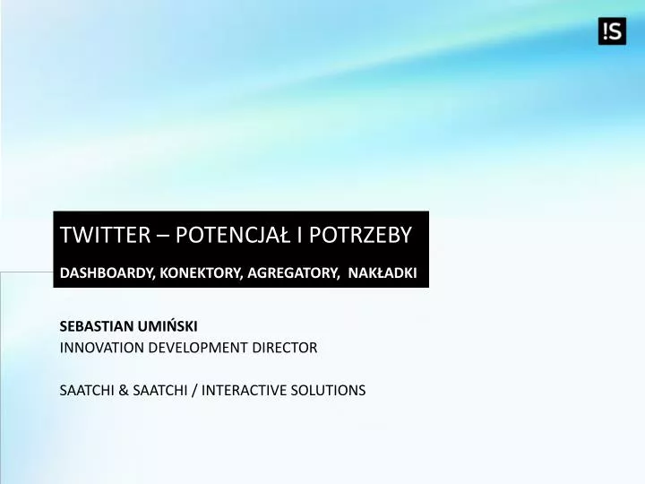 twitter potencja i potrzeby