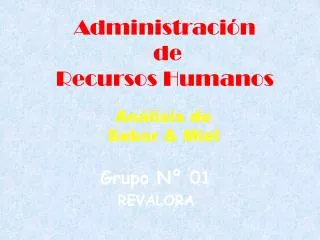 administraci n de recursos humanos