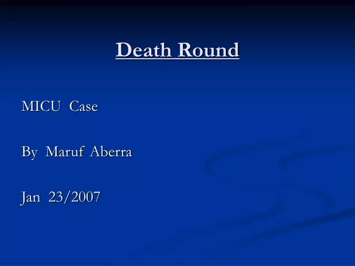 death round