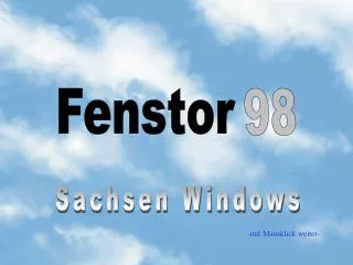 Fenstor