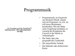 programmusik