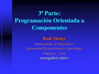 3 parte programaci n orientada a componentes