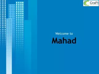 Welcome to Mahad