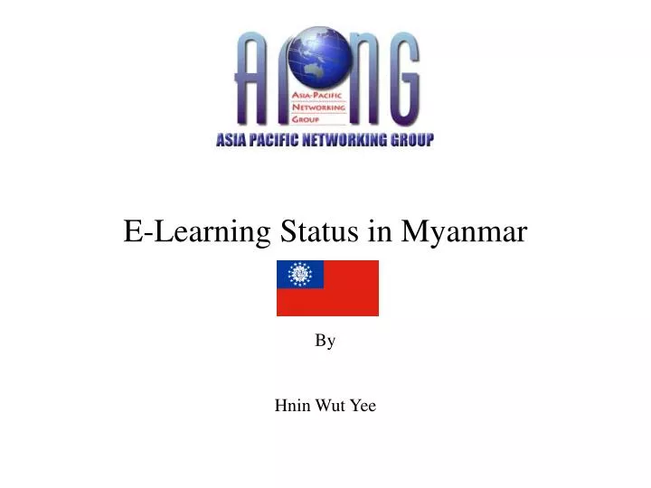 e learning status in myanmar