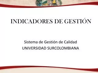 sistema de gesti n de calidad universidad surcolombiana