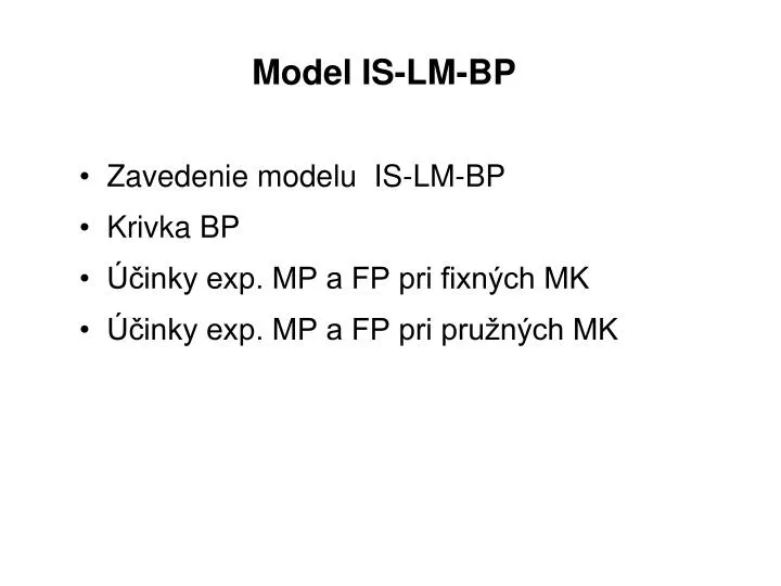 model is lm bp