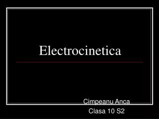 electrocinetica