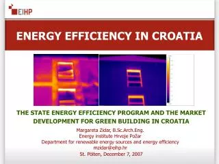 ENERGY EFFICIENCY IN CROATIA