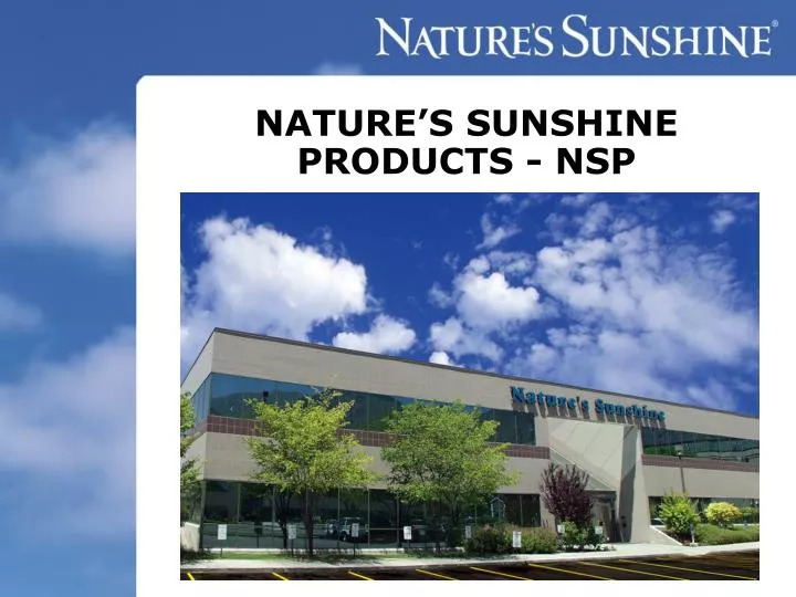 nature s sunshine products nsp