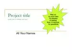 Project title (make sure to include your logo) - slide 1
