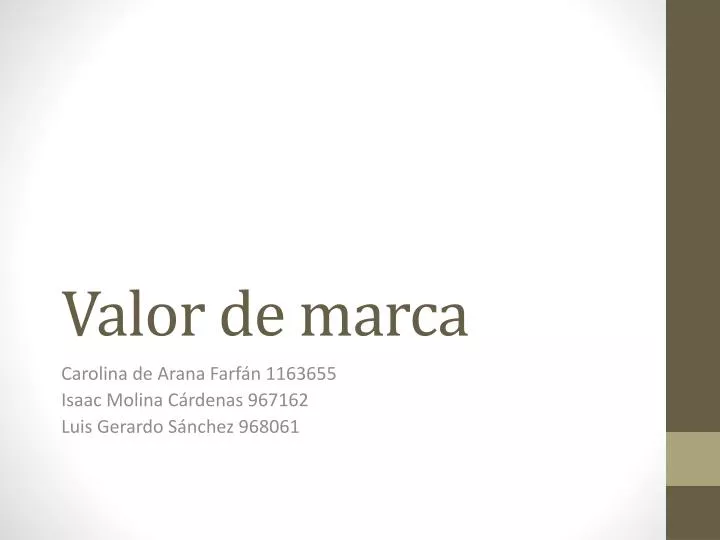 valor de marca