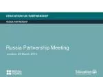 Russia Partnership Meeting