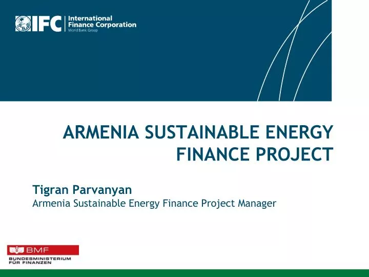 armenia sustainable energy finance project