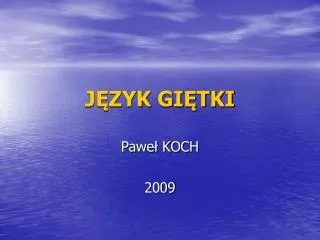 j zyk gi tki