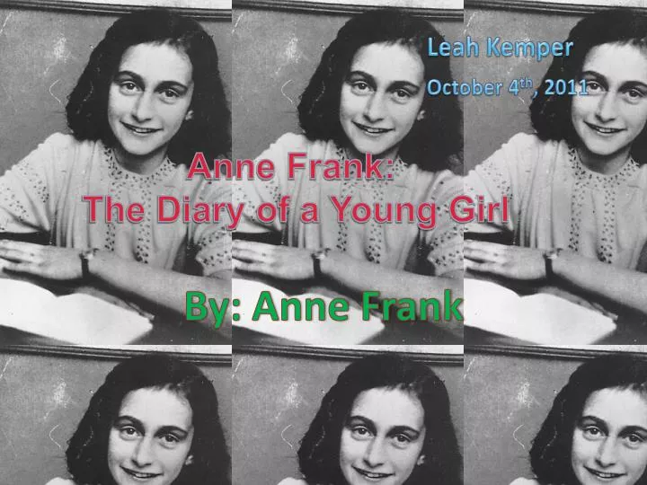 anne frank the diary of a young girl