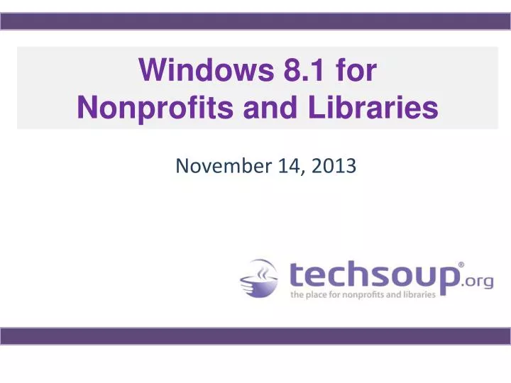 windows 8 1 for nonprofits and libraries