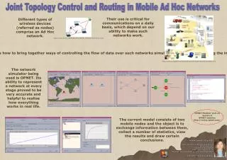 Joint Topology Control and Routing in Mobile Ad Hoc Networks
