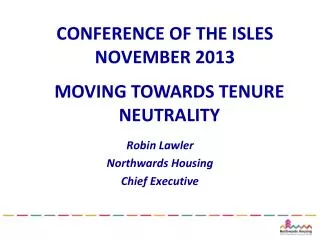CONFERENCE OF THE ISLES NOVEMBER 2013