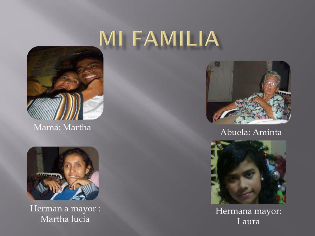 PPT - Mi familia PowerPoint Presentation, free download - ID:4277506