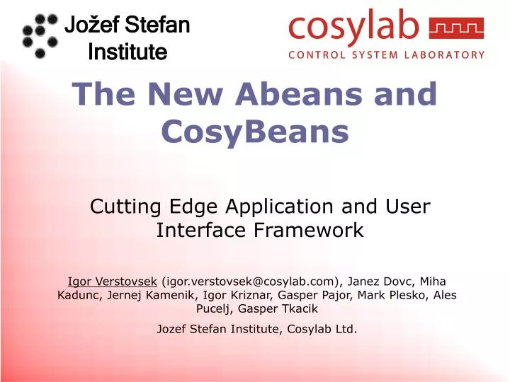 the new abeans and cosybeans