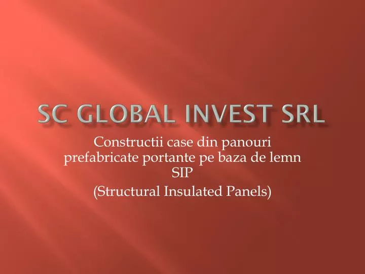 sc global invest srl