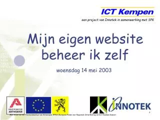mijn eigen website beheer ik zelf