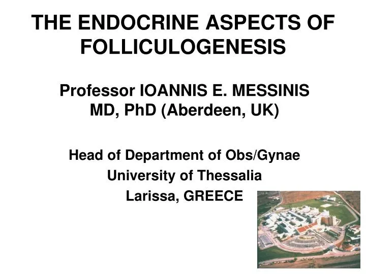 the endocrine aspects of folliculogenesis