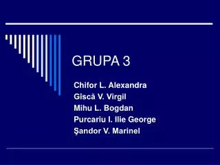 grupa 3
