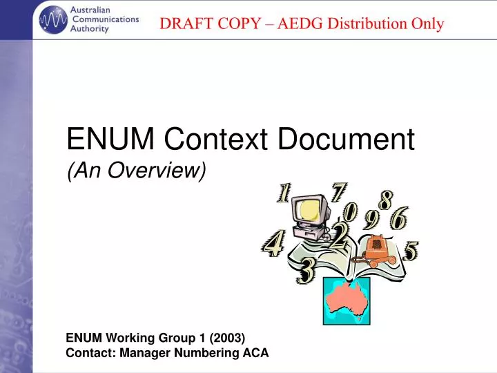 enum context document an overview