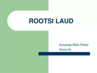 rootsi laud
