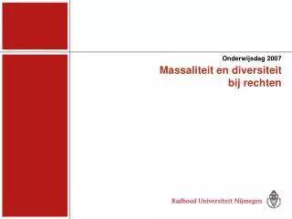 onderwijsdag 2007
