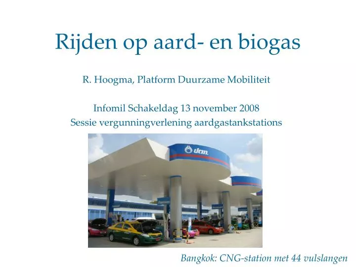 rijden op aard en biogas