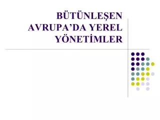 b t nle en avrupa da yerel y net mler