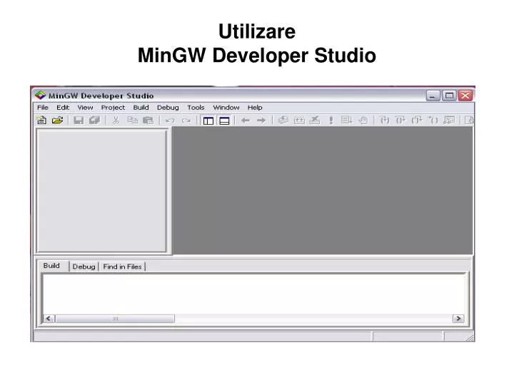 utilizare mingw developer studio