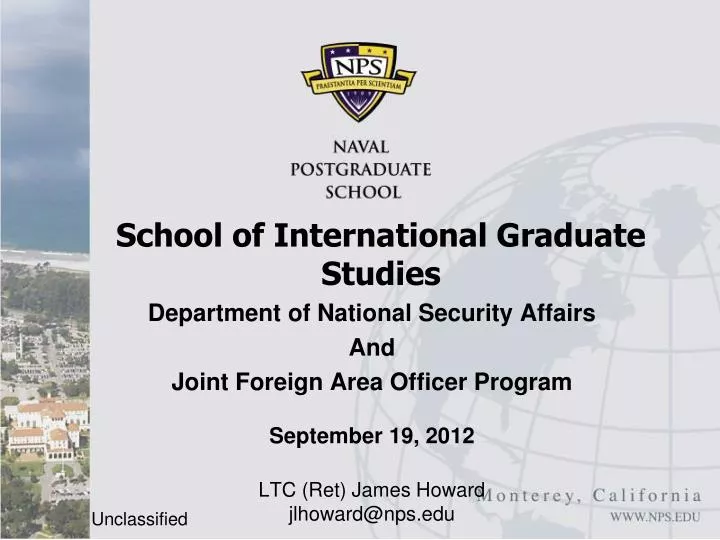 school of international graduate studies