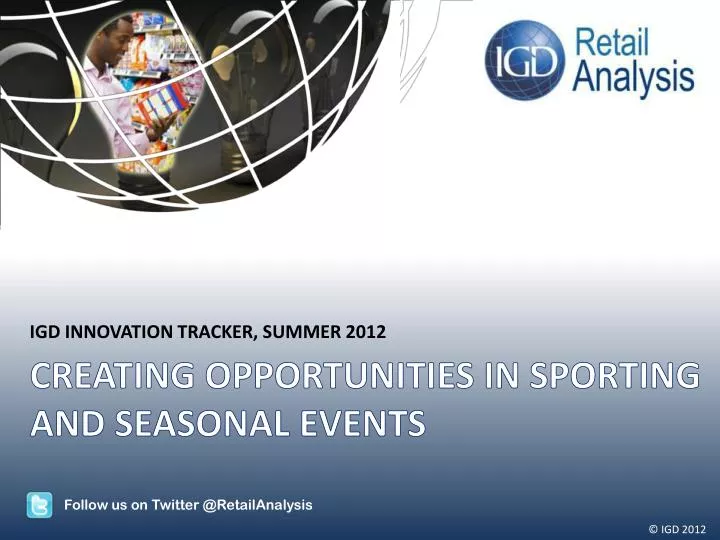 creating opportunities in sporting and seasonal events