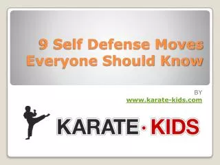 9 Self Defense Moves Everyone Should Know