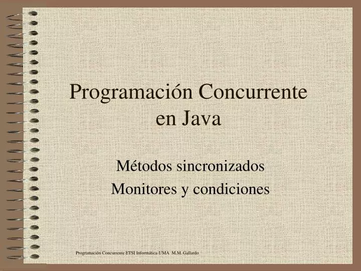 Ppt Programación Concurrente En Java Powerpoint Presentation Free Download Id4278205 4171