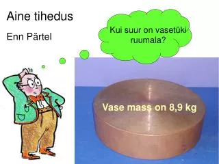 aine tihedus