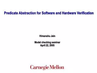 Predicate Abstraction for Software and Hardware Verification