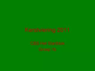 kerstviering 2011