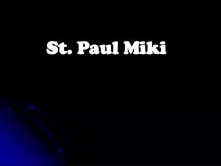 St. Paul Miki
