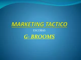 marketing tactico
