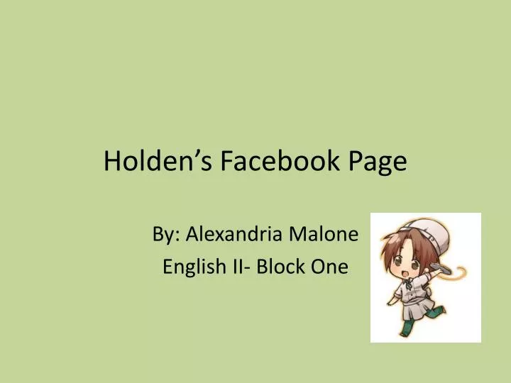 holden s facebook page